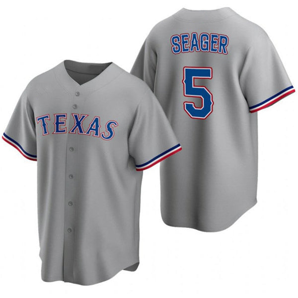 Texas Rangers #5 Corey Seager Gray HOLBERT Cool Base Stitched Jersey