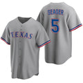 Texas Rangers #5 Corey Seager Gray HOLBERT Cool Base Stitched Jersey