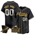 Custom Atlanta Braves Atliens Vapor Premier Limited Jersey V2 ¨C Black HOLBERT