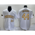San Diego Padres #44 Joe Musgrove Number White HOLBERT 2022 All Star Stitched Cool Base Jersey