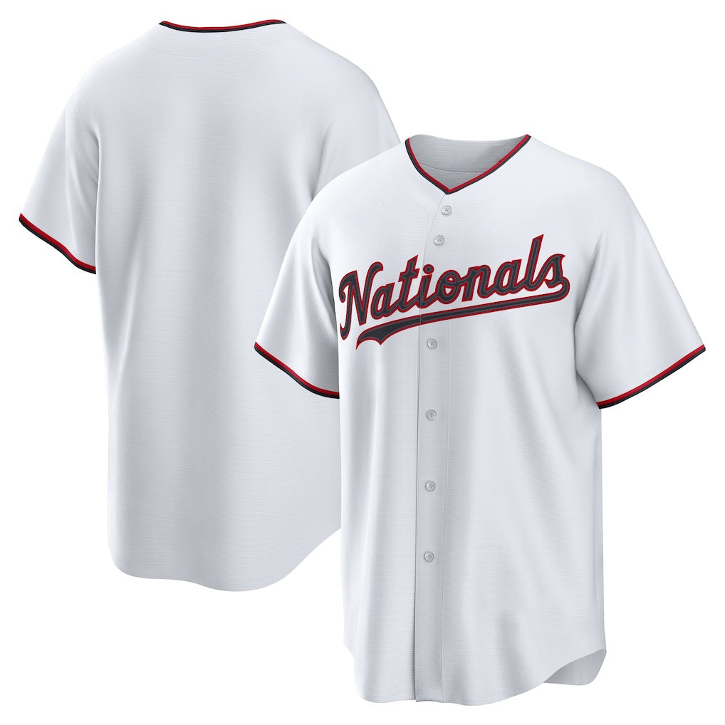 Washington Nationals White HOLBERT Home Replica Jersey