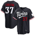 Minnesota Twins #37 Victor Caratini Player Navy HOLBERTHome Game Stitched Jerseys