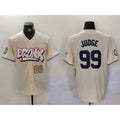 New York Yankees #99 Aaron Judge Cream HOLBERT Limited Stitched Jerseys