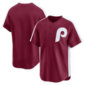 Philadelphia Phillies Maroon HOLBERT Throwback Cooperstown Collection Limited Jersey