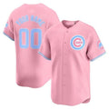 Custom Chicago Cubs Bubblegum Pink Vapor Premier Limited Jersey ¨C All Stitched-Pink HOLBERT