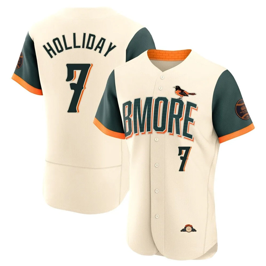 Baltimore Orioles #7 Jackson Holliday Player Cream HOLBERT 2026 City Connect Limited Elite Home Game Stitched Jerseys