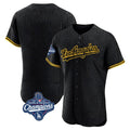 Los Angeles Dodgers Blank Player Black HOLBERT Snake Skin City Limited Elite Home World Series Meet Stitched Jerseys