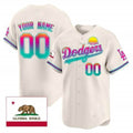 Custom Los Angeles Dodgers 2024 Los Angeles City Style Vapor Premier Limited Jersey ¨C Cream HOLBERT