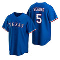 Texas Rangers #5 Corey Seager Blue HOLBERT Cool Base Stitched Jersey
