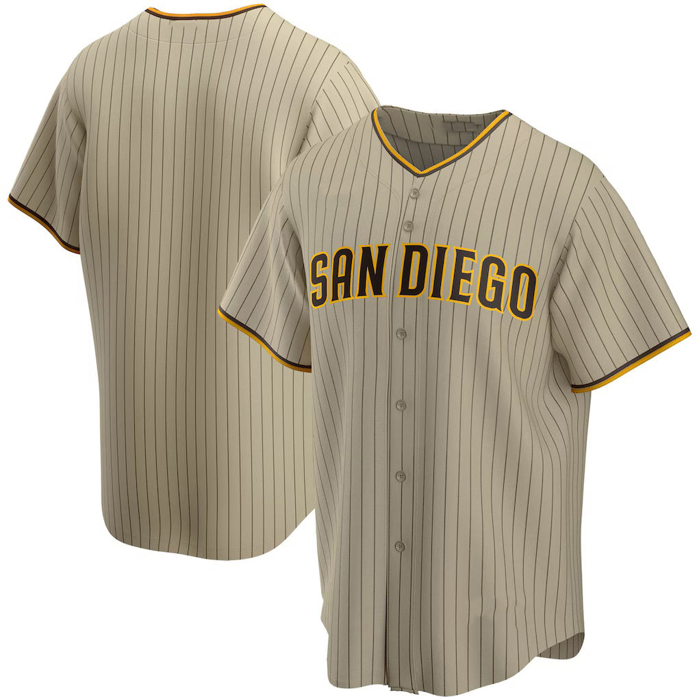 San Diego Padres Tan HOLBERT Alternate Replica Team Jersey