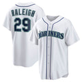 Seattle Mariners #29 Cal Raleigh White HOLBERT Home Replica Player Jersey