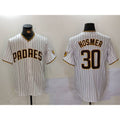 San Diego Padres #30 Eric Hosmer White HOLBERT Stitched Cool Base Jersey 2