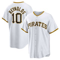 Pittsburgh Pirates #10 Bryan Reynolds White HOLBERT Replica Player Jersey
