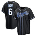 Kansas City Royals #6 Jonathan India Player Black HOLBERT Carbon Fashion Home Game Stitched Jerseys