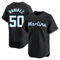 Miami Marlins #50 Agustin Ramirez Player Black HOLBERT Home Limited Stitched Jerseys
