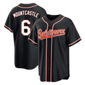 Baltimore Orioles #6 Ryan Mountcastle Player Black HOLBERT Out Home Game Stitched Jerseys