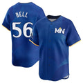 Minnesota Twins #56 Josh Bell Player Royal HOLBERTCity Connect Limited Home Stitched Jerseys