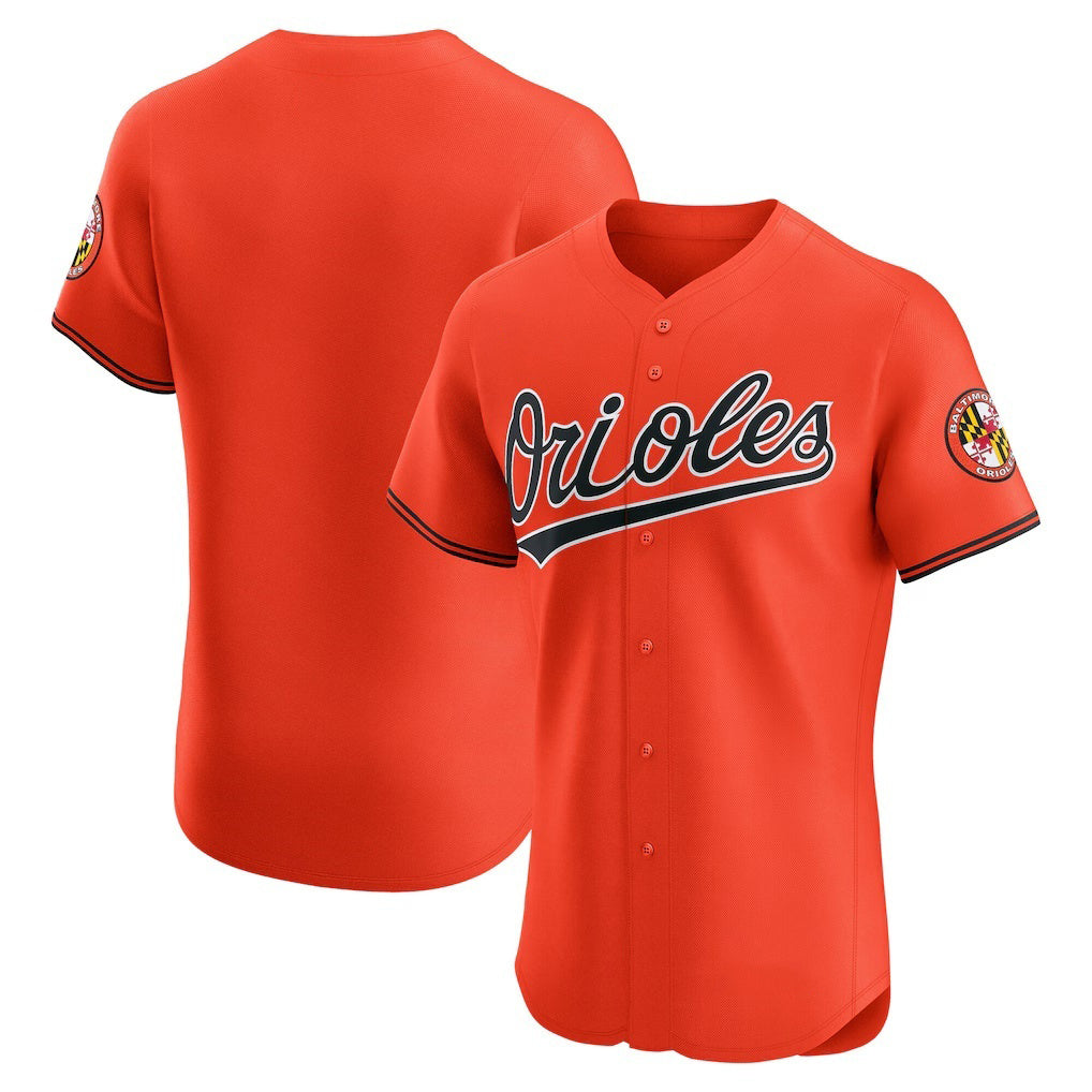 Baltimore Orioles Orange HOLBERT Alternate 2 Elite Jersey