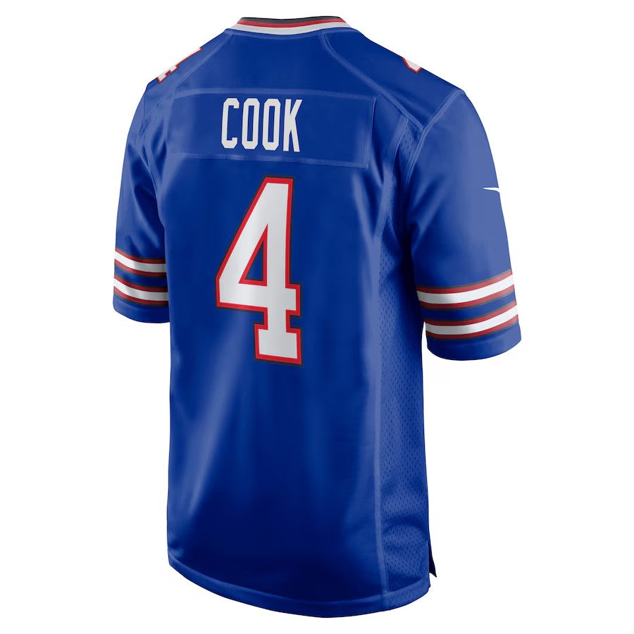 B.Bills #4 James Cook Royal HOLBERT Team Game Jersey