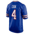 B.Bills #4 James Cook Royal HOLBERT Team Game Jersey