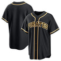 Pittsburgh Pirates Blank Black HOLBERT Out Stitched Jersey