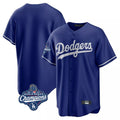 Los Angeles Dodgers Blank Player Royal HOLBERT Game Home World Series Meet Stitched Jerseys
