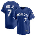 Kansas City Royals #7 Bobby Witt Jr. Player Royal HOLBERT Limited Home Stitched Jerseys