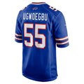 B.Bills #55 David Ugwoegbu Royal HOLBERT Game Jersey