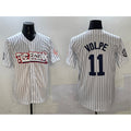New York Yankees #11 Anthony Volpe White HOLBERT Bronx Graffiti Vapor Limited Stitched Jersey