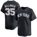 New York Yankees #35 Cody Bellinger Navy HOLBERT 2024 Alternate Limited Stitched Jersey