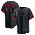 Cincinnati Reds #44 Elly De La Cruz Player Black HOLBERT City Connect Home Game Stitched Jerseys