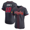 Atlanta Braves #10 Chipper Jones Player Navy HOLBERT 2025 Speedway Classic Limited Elite Home Game Stitched Jerseys