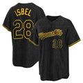 Kansas City Royals #28 Kyle Isbel Player Black HOLBERT Snake Skin City Game Stitched Jerseys