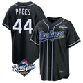 Los Angeles Dodgers #44 Andy Pages Player Black HOLBERT World Series Carbon Limited Home Stitched Jerseys