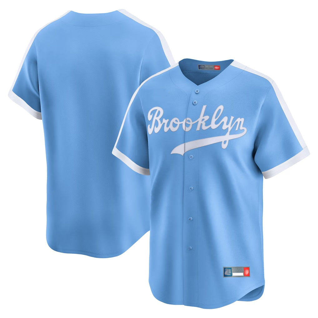 Los Angeles Dodgers Blank Player Light Blue HOLBERT Cooperstown Collection Limited Stitched Jerseys