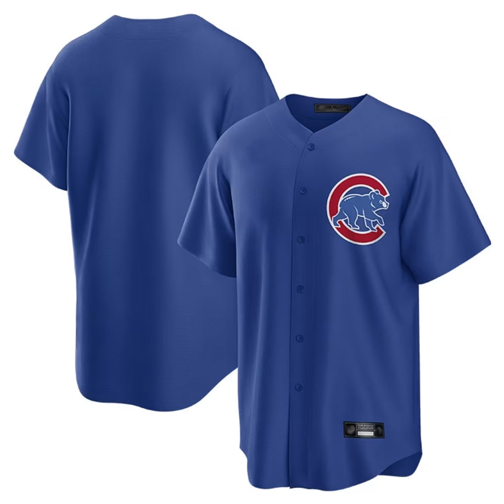 Chicago Cubs Royal HOLBERT Home Game Blank Player Stitched Jerseys