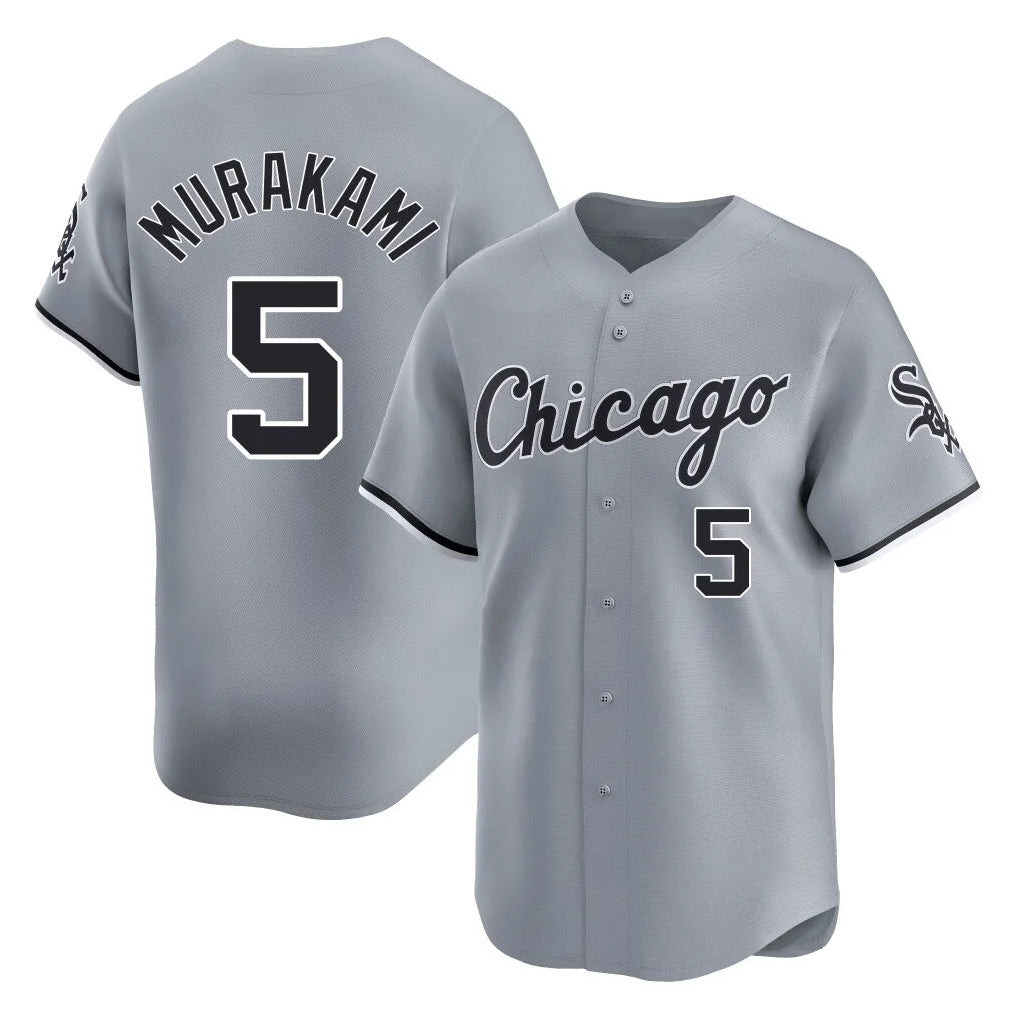 Chicago White Sox #5 Munetaka Murakami Player Gray HOLBERT Road Limited Home Stitched Jerseys
