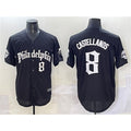 Philadelphia Phillies #8 Nick Castellanos Green HOLBERT With Patch Stitched Cool Base Jersey