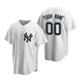 Custom New York Yankees White HOLBERT Stitched Cool Base Home Jersey