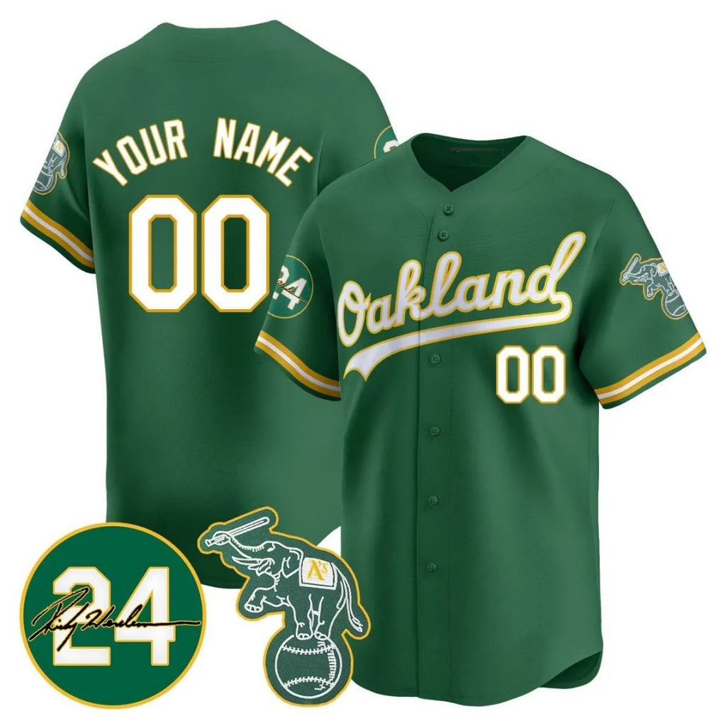 Custom Oakland Athletics Green HOLBERT Jersey - Personalized