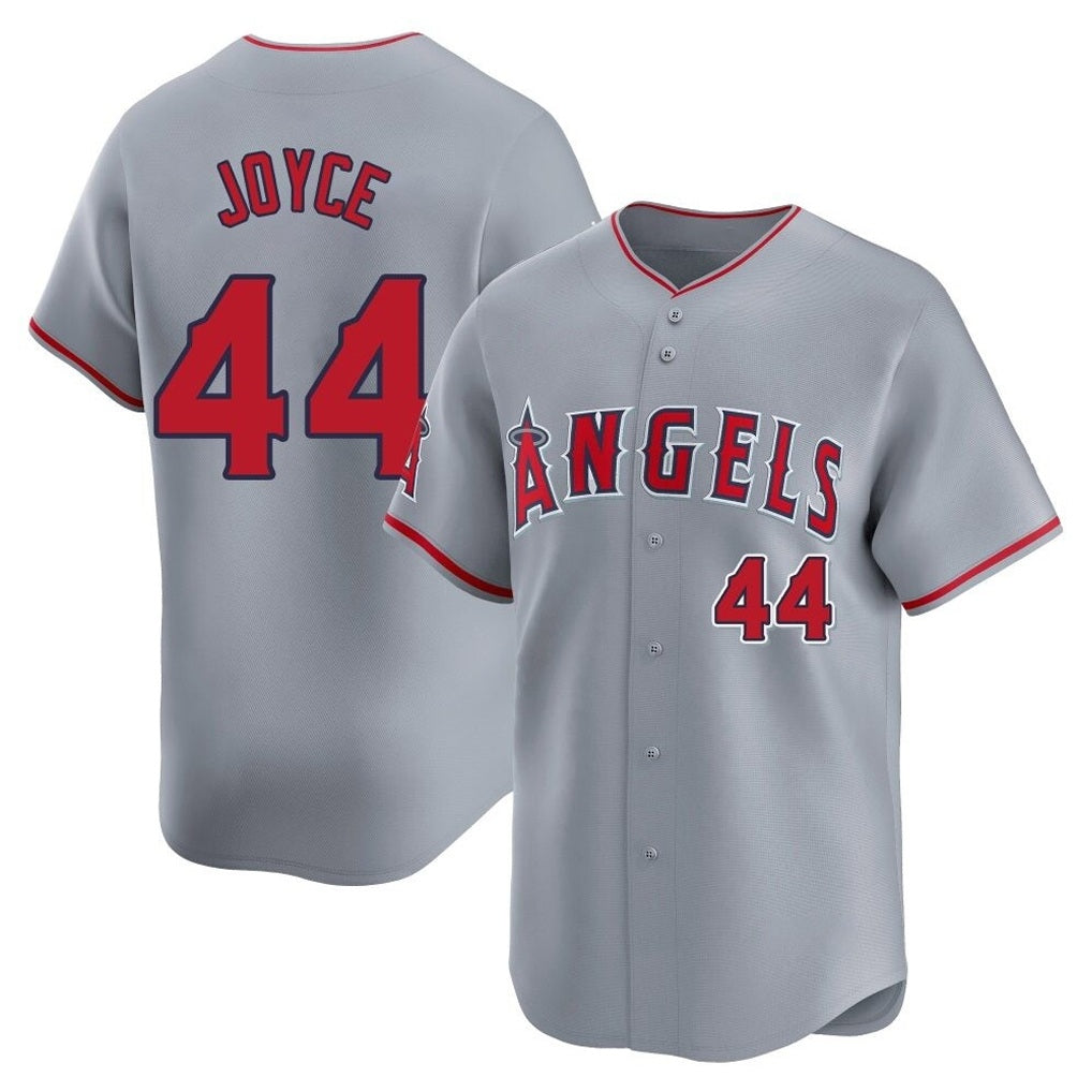 Los Angeles Angels #44 Ben Joyce Player Gray HOLBERT Home Limited Stitched Jerseys
