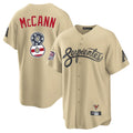 Arizona Diamondbacks #8 James McCann Player Tan HOLBERT USA 250 Fourth of July Home Game Stitched Jerseys