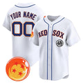 Custom Boston Red Sox x Dragon Ball White HOLBERT Vapor Premier Limited Jersey - All Stitched