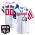 Custom Pittsburgh Pirates America 250 Edition Vapor Premier Limited White HOLBERT Stitched Jerseys