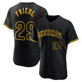Cincinnati Reds #29 TJ Friedl Player Black HOLBERT Snake Skin City Limited Elite Home Stitched Jerseys
