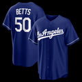 Los Angeles Dodgers #50 Mookie Betts Royal HOLBERT Alternate Replica Jersey