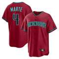 Arizona Diamondbacks #4 Ketel Marte Player Red HOLBERT Home Game Stitched Jerseys