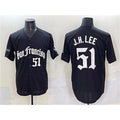 San Francisco Giants #51 Jung Hoo Lee Black HOLBERT 'Gothic Fog Edition' Vapor Premier Limited Stitched Jersey