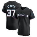 Miami Marlins #37 Anthony Bender Player Black HOLBERT Vapor Home Limited Elite Stitched Jerseys