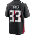 A.Falcons #33 Michael Turner Black HOLBERT Game Retired Player Jersey
